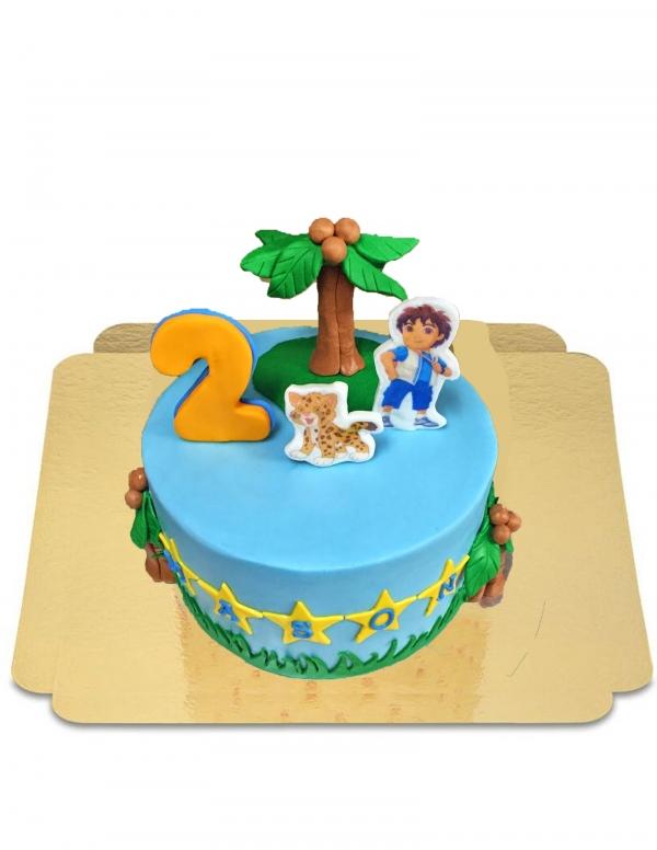 HappyTaart.nl Veganistische, biologische en glutenvrije Go Diego cake - 62