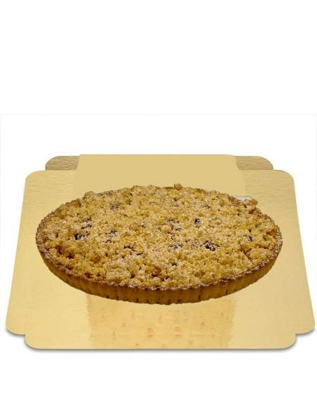 HappyTaart.nl Vegan frambozencrumble, lage GI suikervrij, biologisch en glutenvrij Geschikt voor diabetici en coeliakiepatiënten