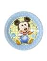 HappyTaart.nl Pack verjaardagsdecoratie 1 jaar oude babyjongen Mickey Disney - 2