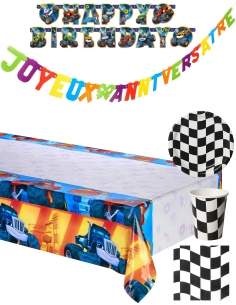 HappyTaart.nl Blaze en de Monster Machines-verjaardagsdecoratiepakket - 1