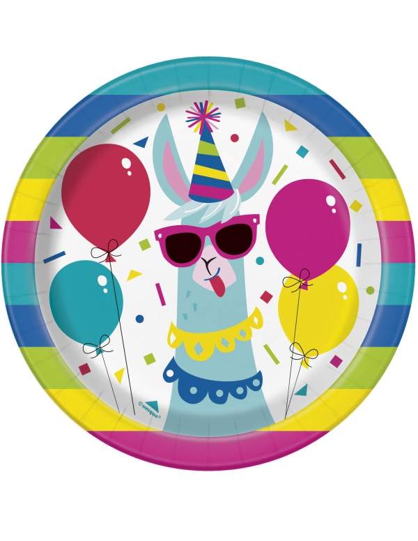 HappyTaart.nl Cool en feestelijk Lama verjaardagsdecoratiepakket (tiener, volwassene) - 2