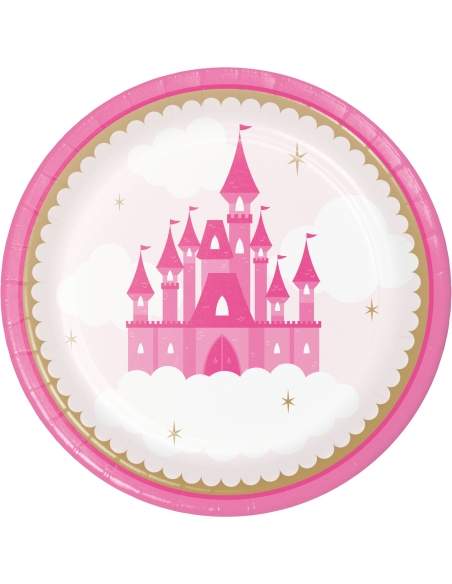 HappyTaart.nl Roze prinses meisje verjaardagsdecoratiepakket - 5