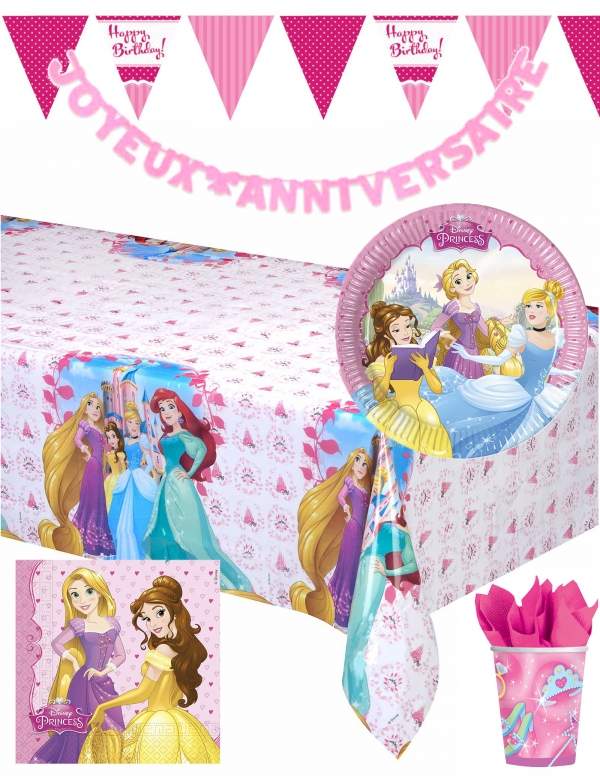 HappyTaart.nl Disney Princess Rapunzel Verjaardagsdecoratiepakket - 1