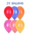 HappyTaart.nl 24 veelkleurige verjaardagsballonnen - 1