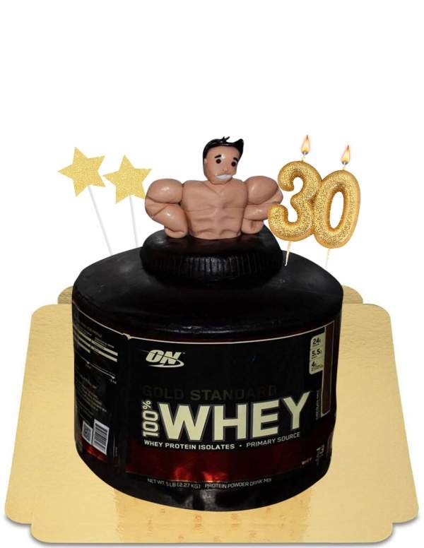  Whey protein cake voor sporters vegan, glutenvrij - 210