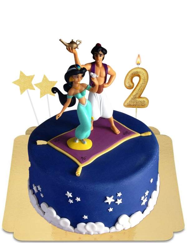  Jasmine en Aladdin Duizend-en-een-nacht veganistische, glutenvrije cake - 70