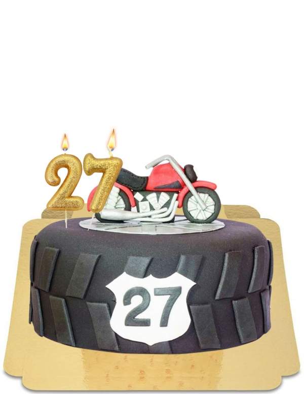  Veganistische, glutenvrije motor- en motorwieltaart - 21