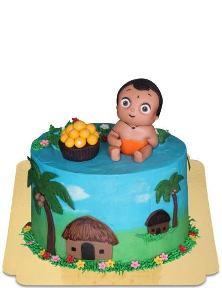 Mighty Little Bheem Edible Cupcake Topper Images - 2