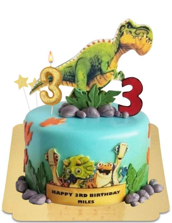  Gigantosaurus en zijn vrienden baby dino's taart veganistisch, glutenvrij - 45