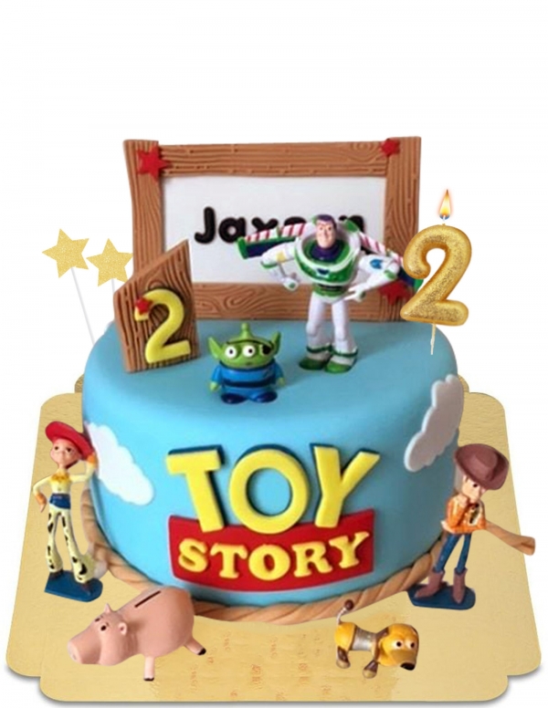  Toy Story Cake Buzz Lightyear vegan, glutenvrij - 1