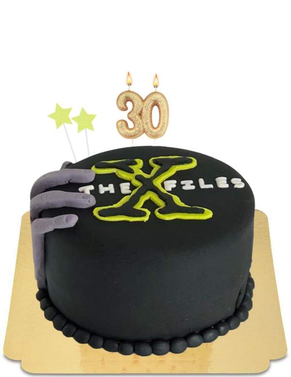  X-files cake de waarheid is elders veganistisch, glutenvrij - 87