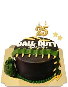 Call of Duty gamer cake vegan munitie, glutenvrij - 255