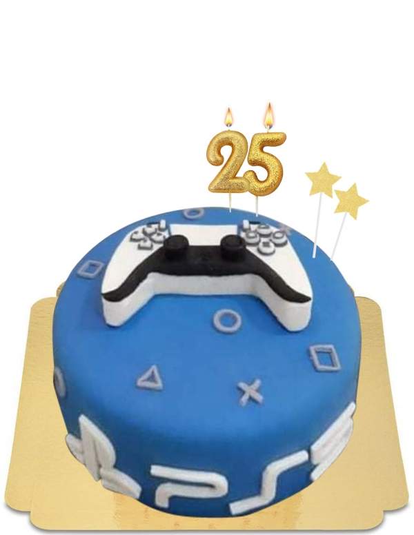  Vegan PS5 controller cake, glutenvrij - 254