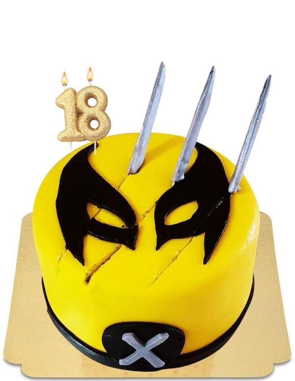  Vegan 3-klauw Wolverine cake, glutenvrij - 153