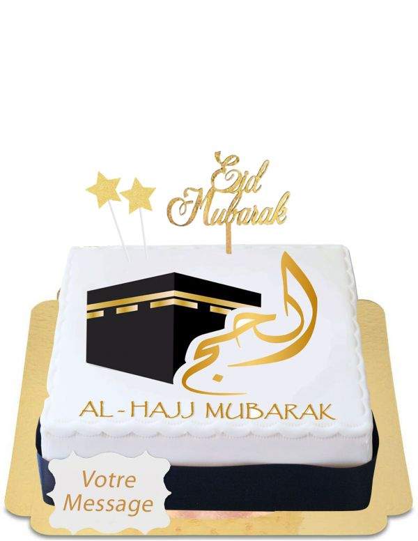 HappyTaart.nl Biologische, veganistische en glutenvrije Al Hajj Mubarak cake - 4