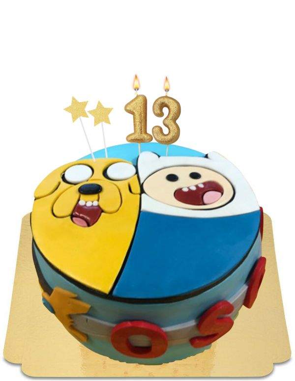 HappyTaart.nl Veganistische, biologische en glutenvrije Adventure time cake - 29