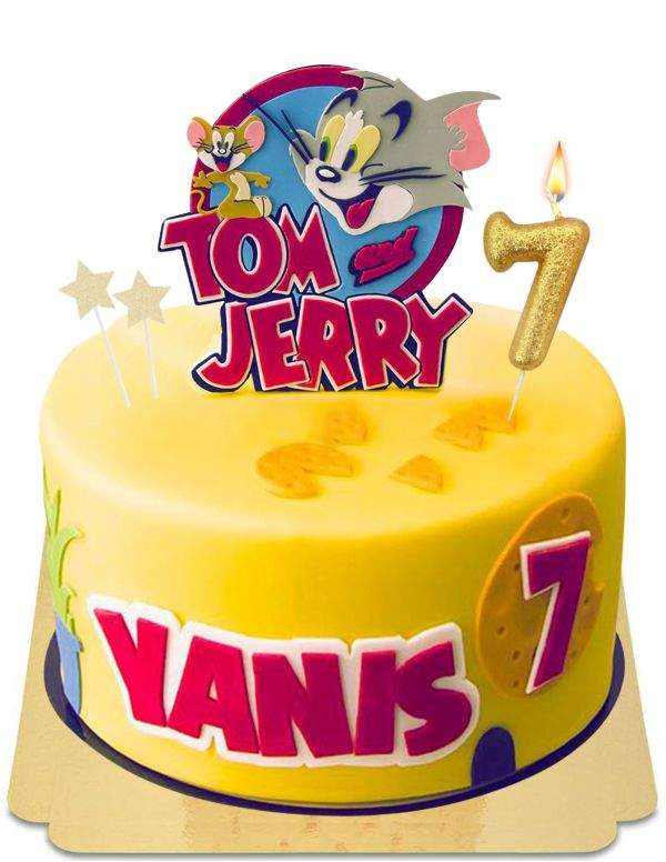 HappyTaart.nl Veganistische, biologische en glutenvrije Tom & Jerry cake - 35