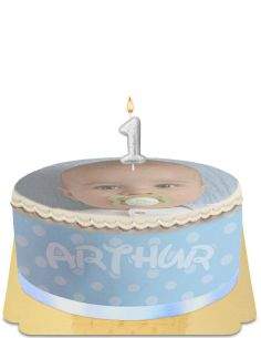 HappyTaart.nl Verjaardagstaart 2 jaar oude jongen foto zonder ei, vegetarisch en glutenvrij - 22