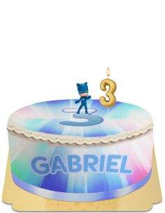 HappyTaart.nl Eivrije, vegetarische en glutenvrije PJ Masks taart - 51