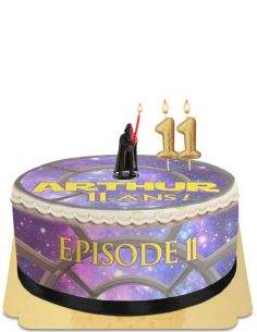 HappyTaart.nl Star Wars Darth Vader Cake Eivrij, Vegetarisch en Glutenvrij - 5