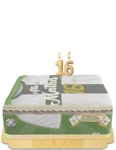 HappyTaart.nl Eivrij, vegetarisch en glutenvrij voetbalveldshirt voetbaltaart - 61