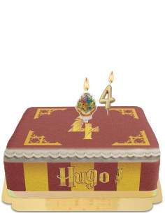 HappyTaart.nl Harry Potter Chocolate Frog Cake Eivrij, Vegetarisch en Glutenvrij - 64