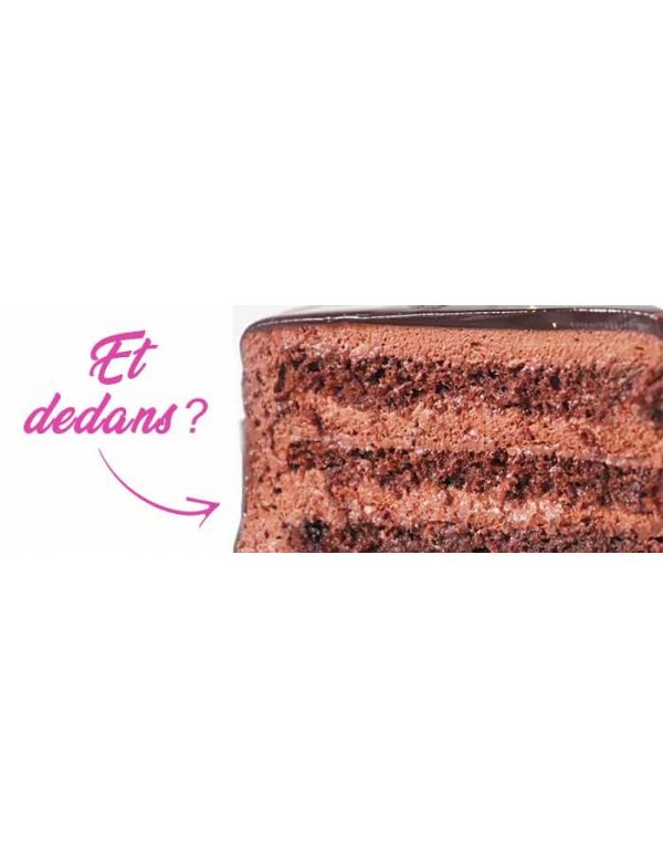 HappyTaart.nl Simpele rechthoekige cake met vegan rand, biologisch en glutenvrij - 18