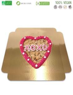 HappyTaart.nl Vegan XO Bisoux koekjescake, zonder lage GI suiker, biologisch en glutenvrij - 1