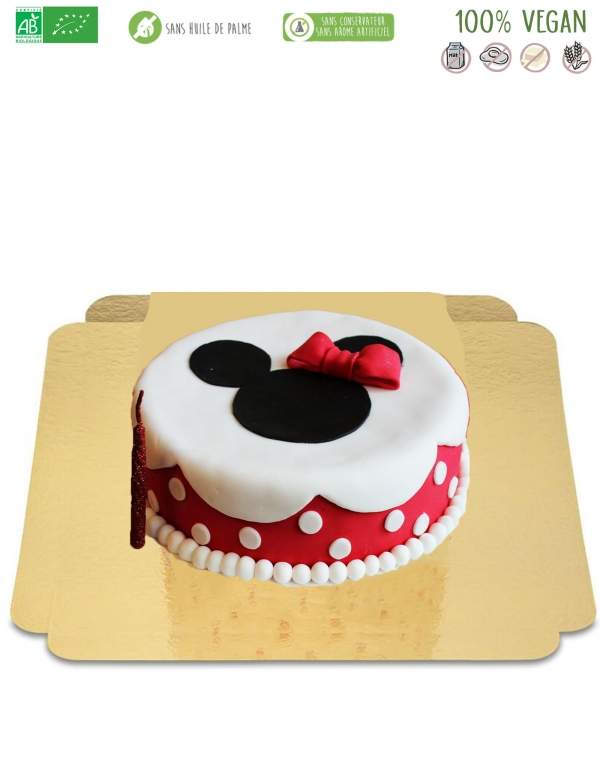 HappyTaart.nl Veganistische, biologische en glutenvrije Mickey Mini Mouse cake - 7